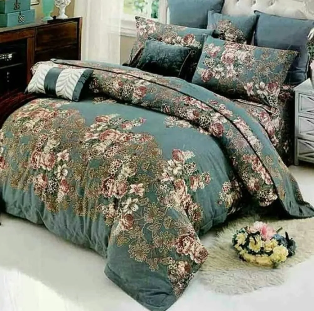 سرویس روتختی نخ کتان خارجی